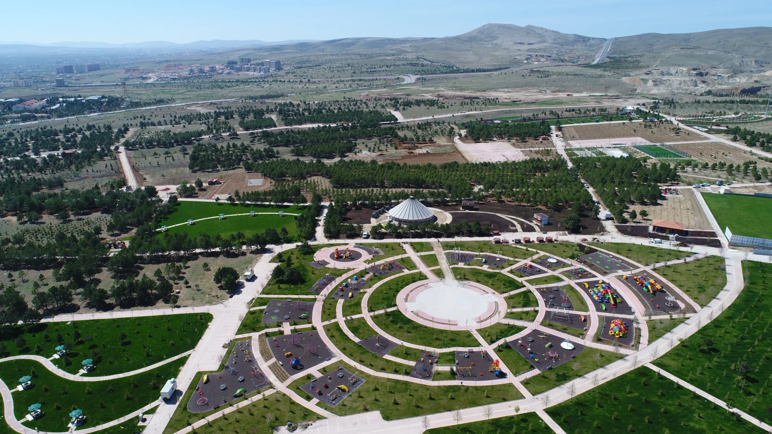 Drone çekimi kıl çadır imalatı